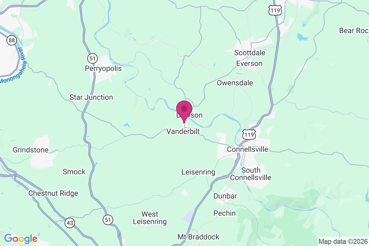 Carte de Dickerson Run
