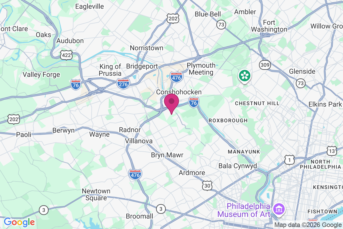 Carte de West Conshohocken