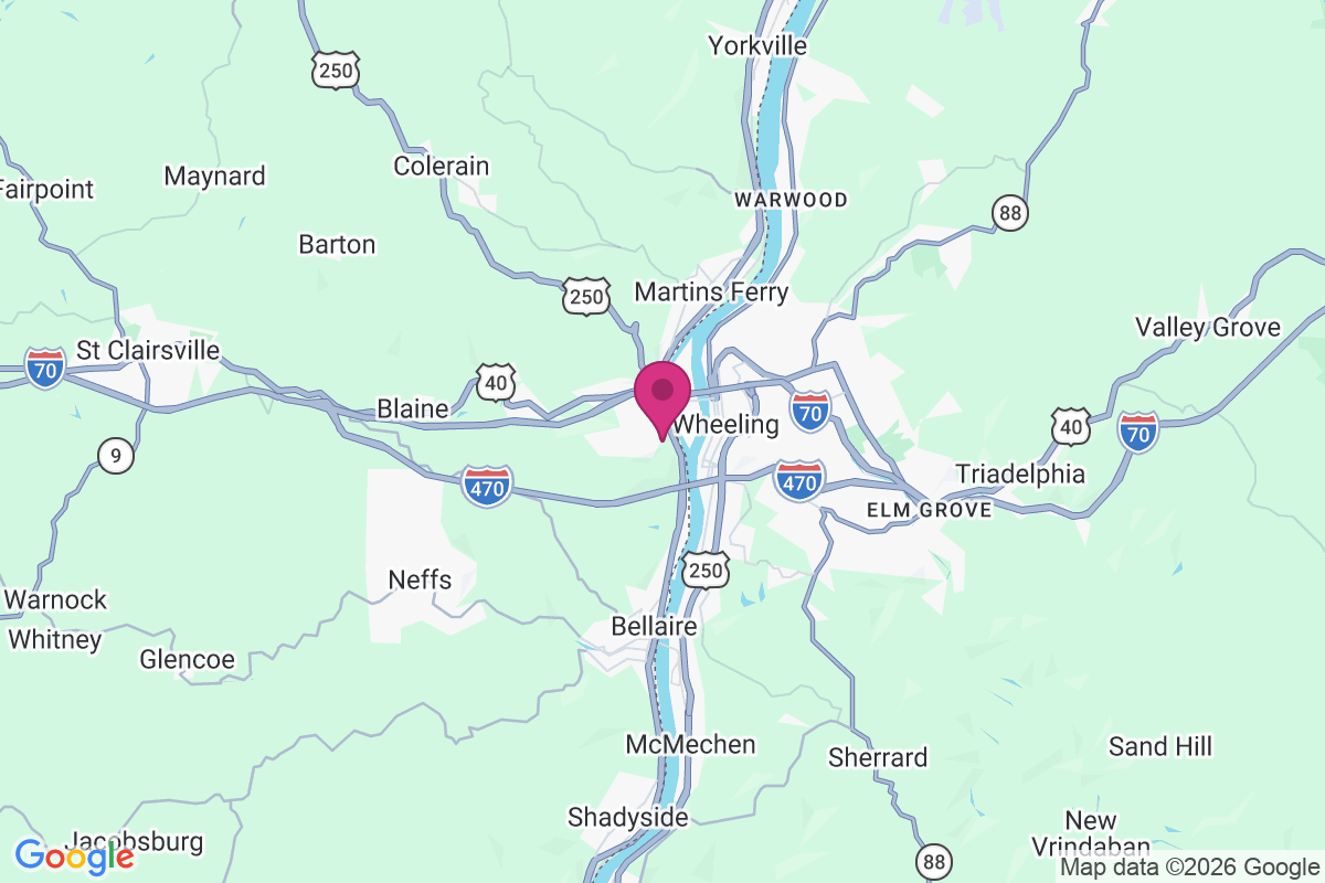 Carte de West Wheeling
