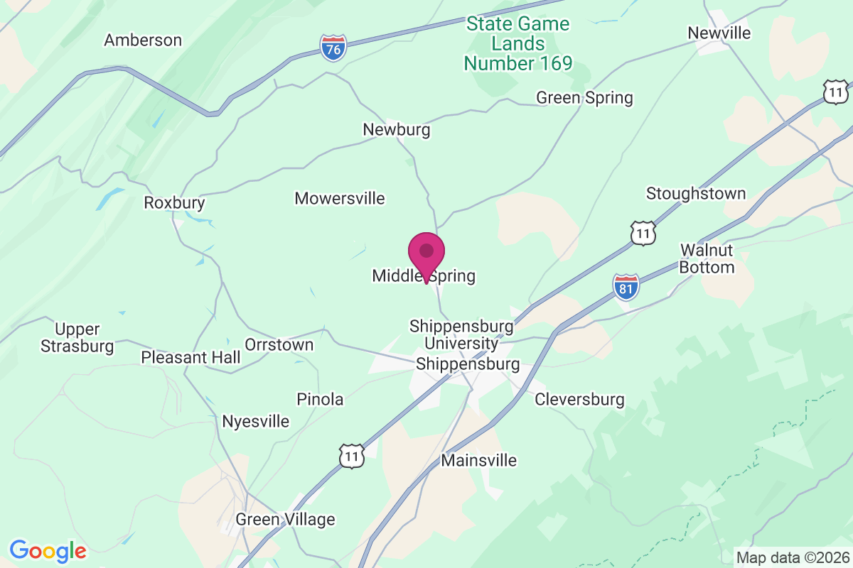 Carte de Middle Spring