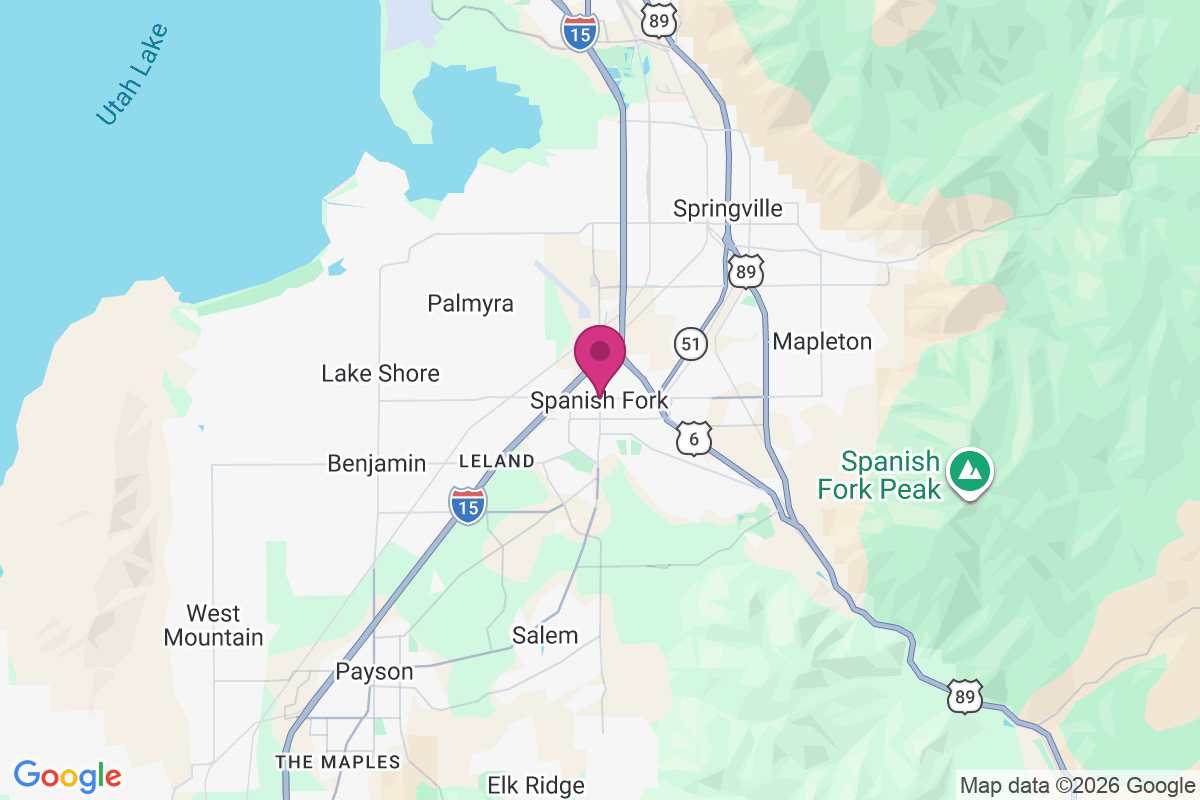 Carte de Spanish Fork