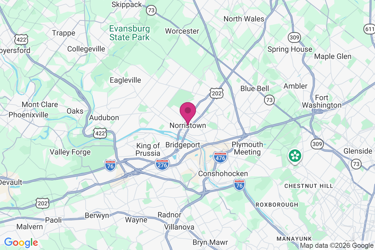 Carte de Norristown