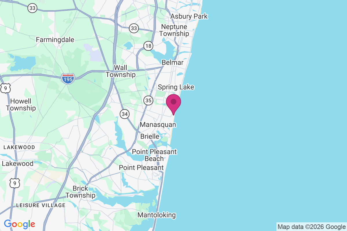 Carte de Sea Girt