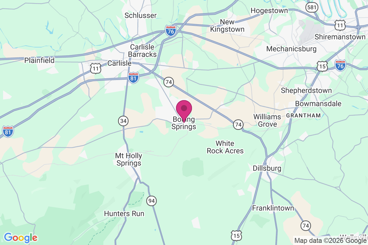Carte de Boiling Springs