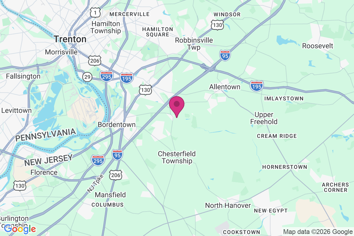 Carte de North Crosswicks