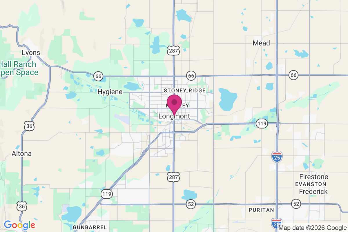 Carte de Longmont