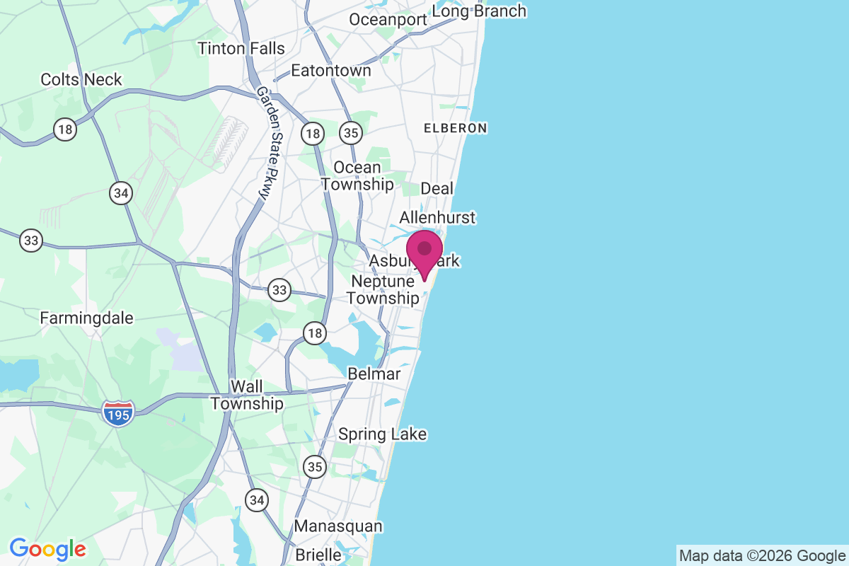 Carte de Ocean Grove