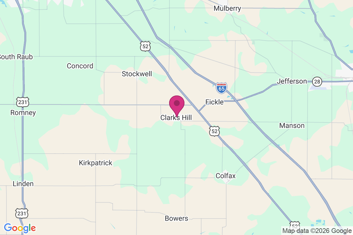 Carte de Clarks Hill
