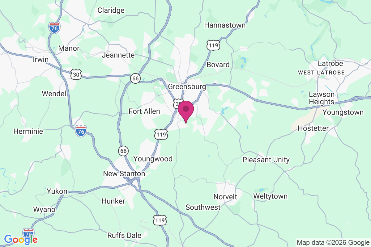 Carte de South Greensburg