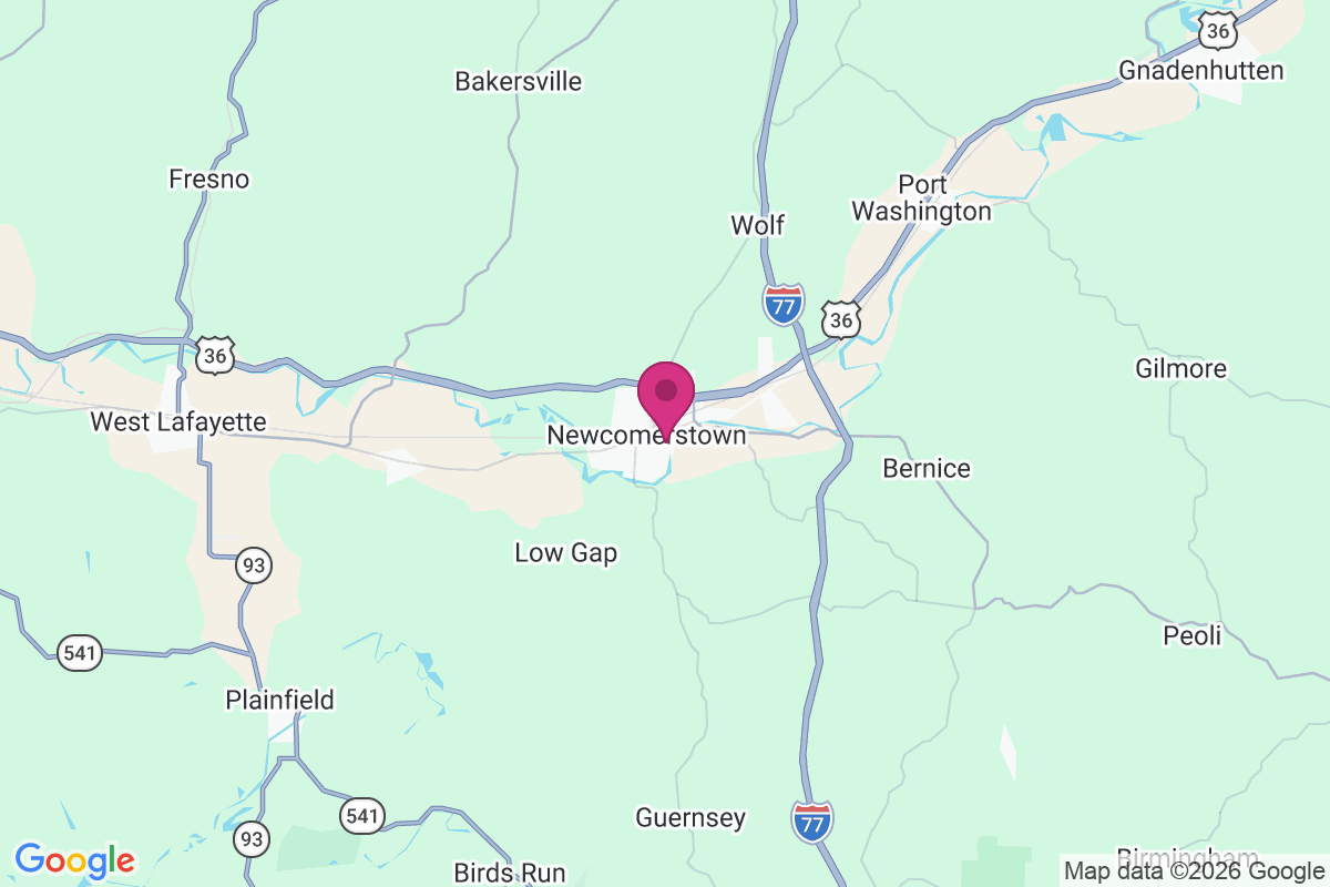 Carte de Newcomerstown