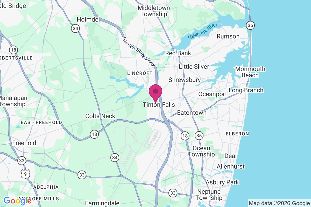 Carte de Tinton Falls