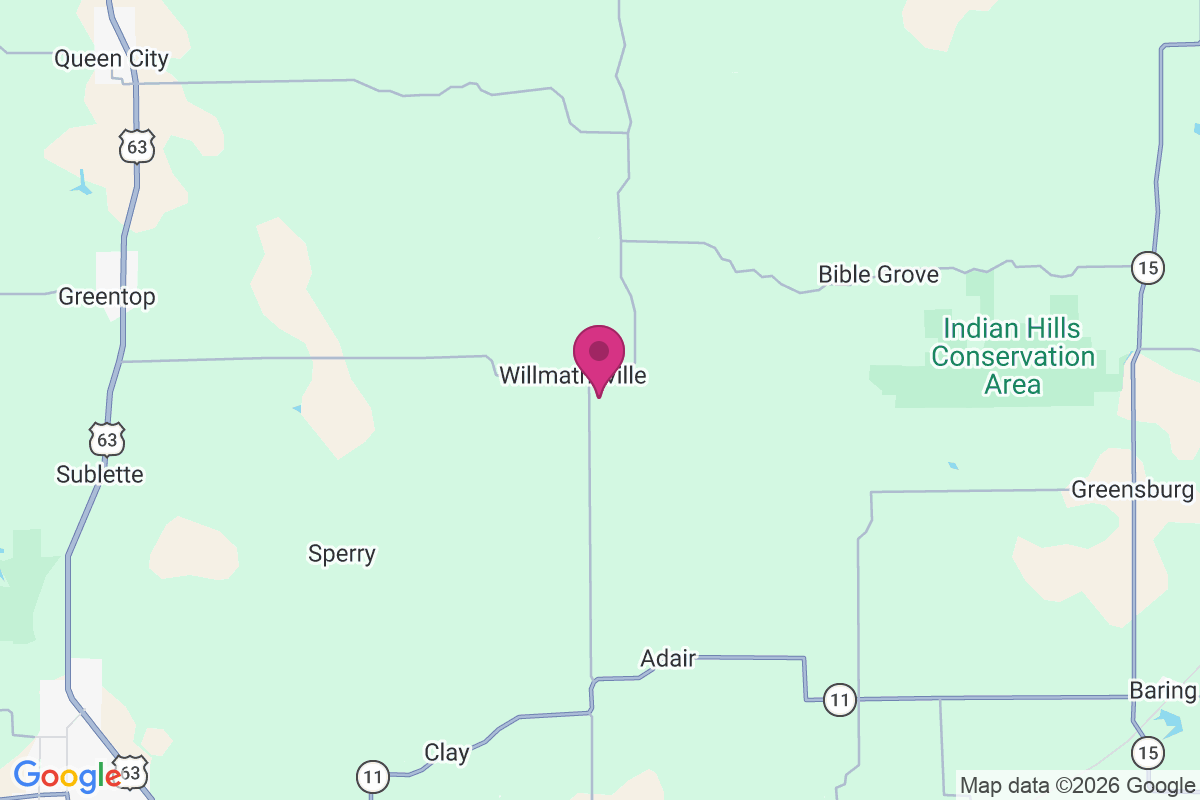 Carte de Willmathsville