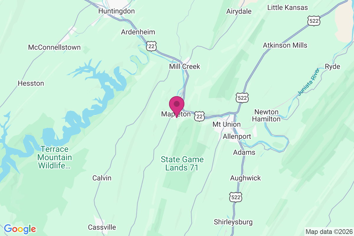 Carte de Mapleton