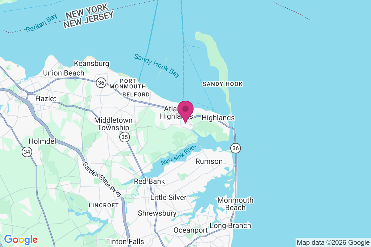 Carte de Atlantic Highlands