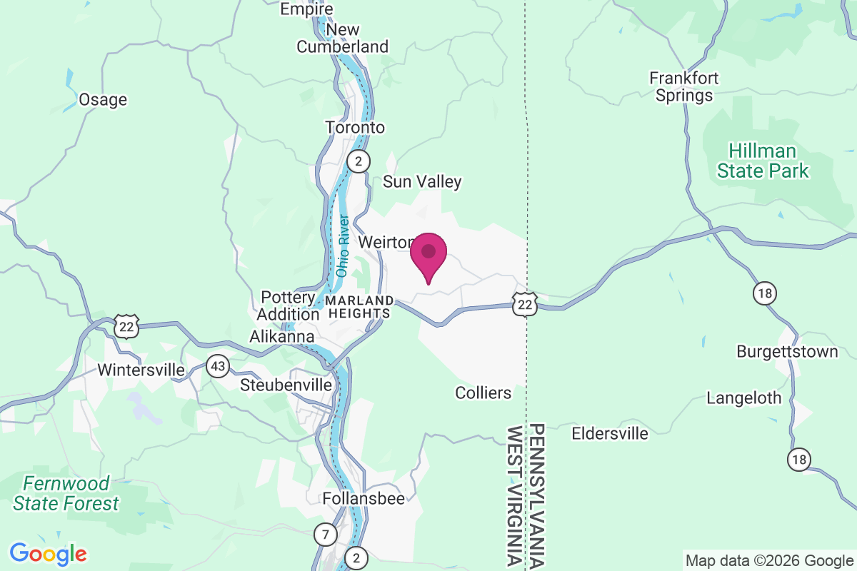 Carte de Weirton