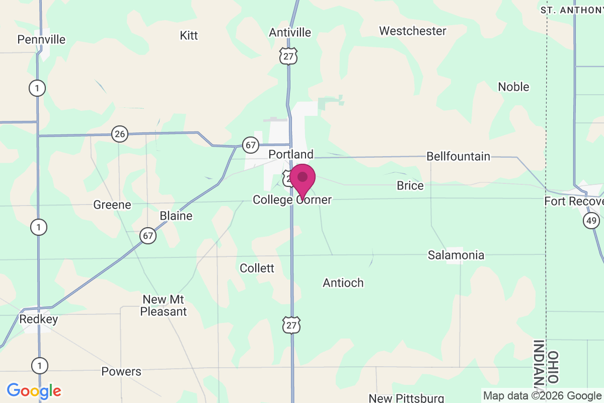 Carte de College Corner