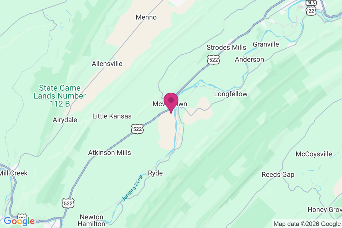 Carte de McVeytown