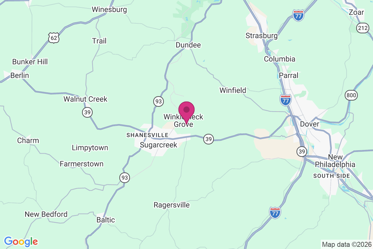 Carte de Winklepleck Grove