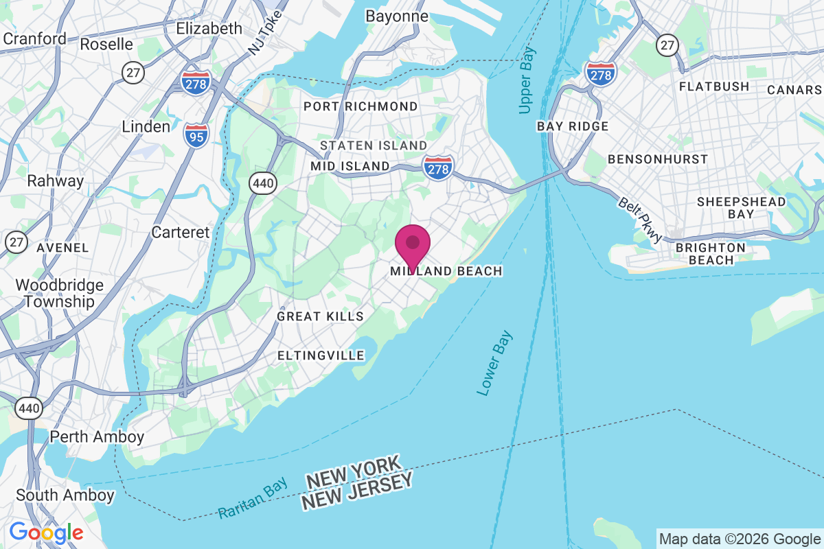 Carte de New Dorp