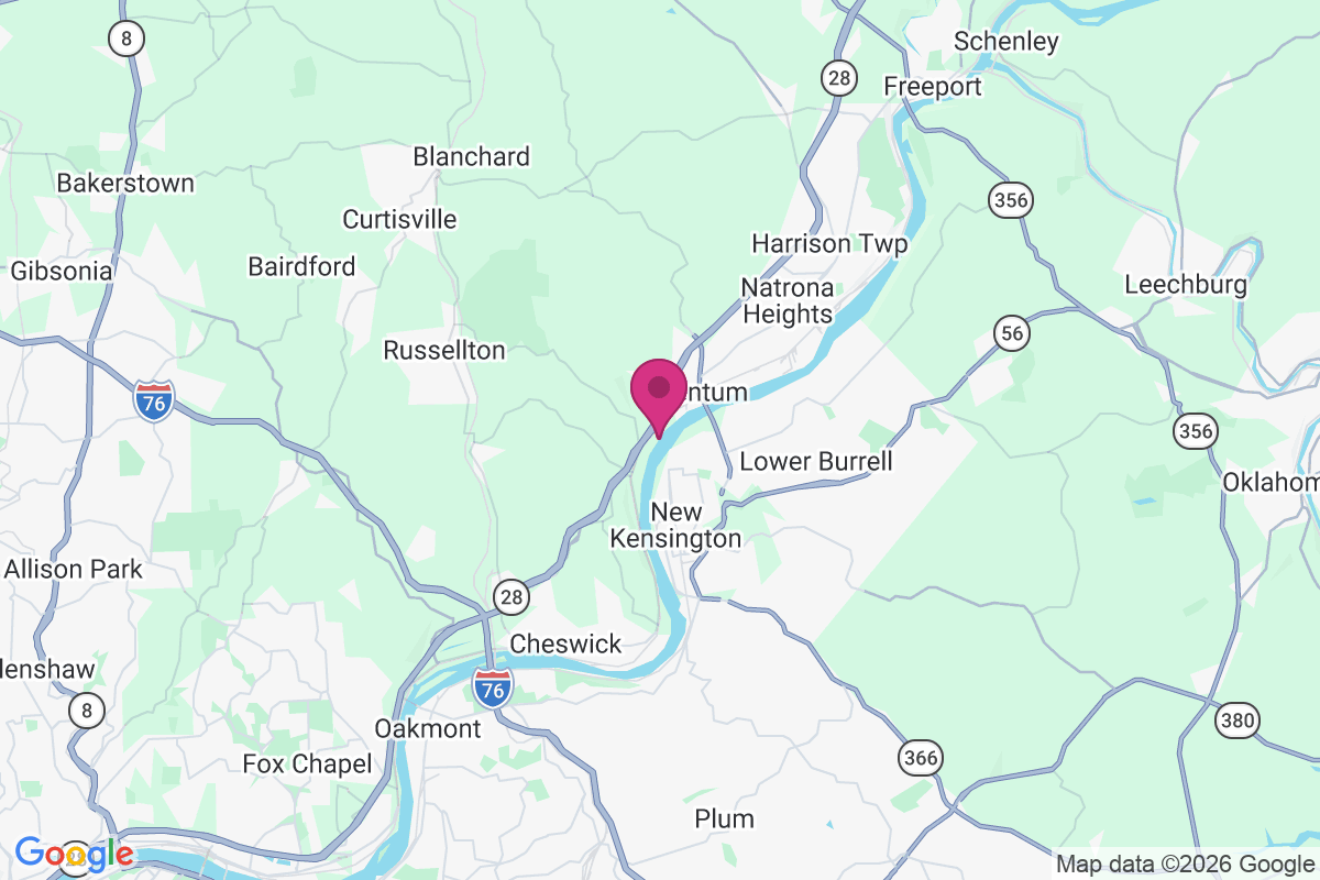 Carte de West Tarentum