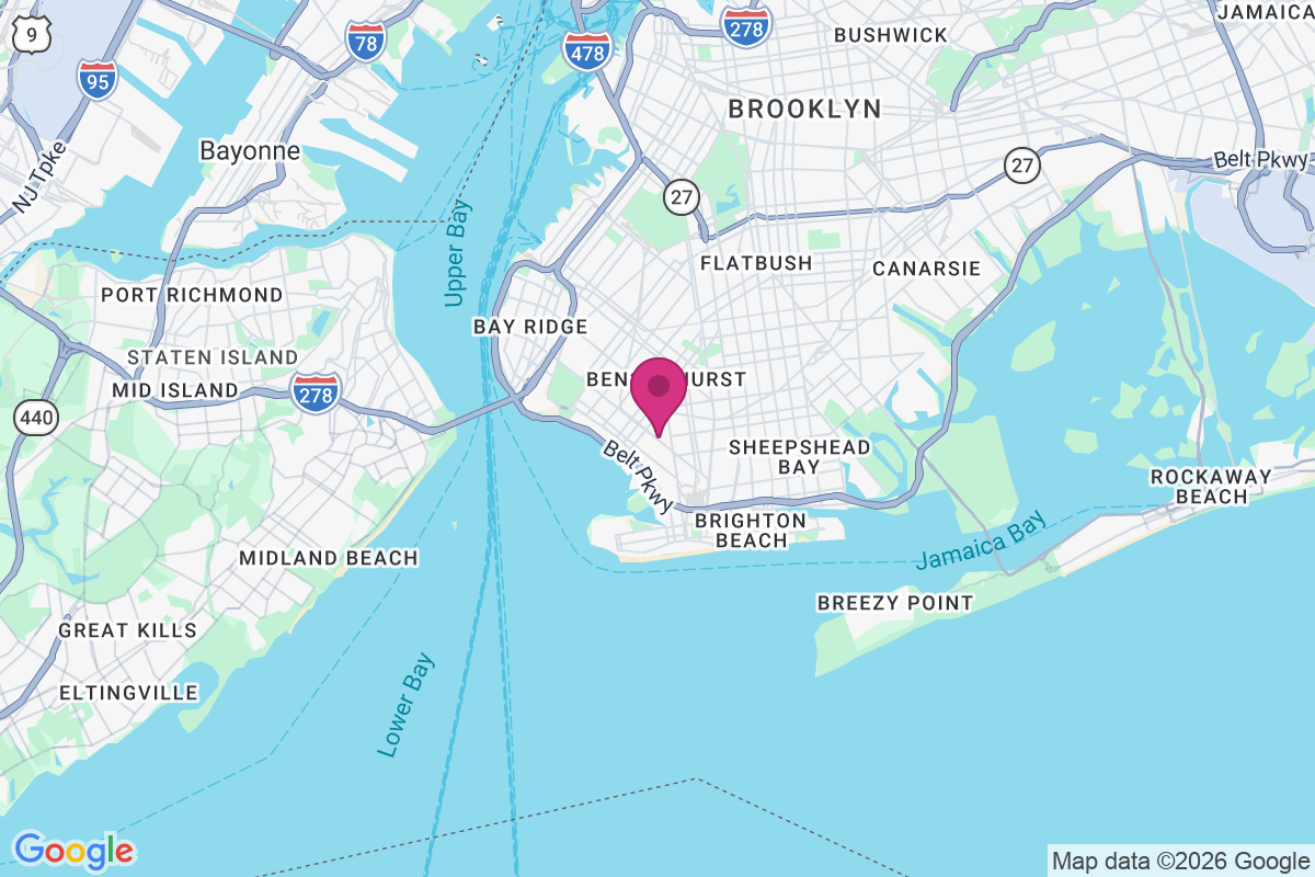 Carte de Bensonhurst