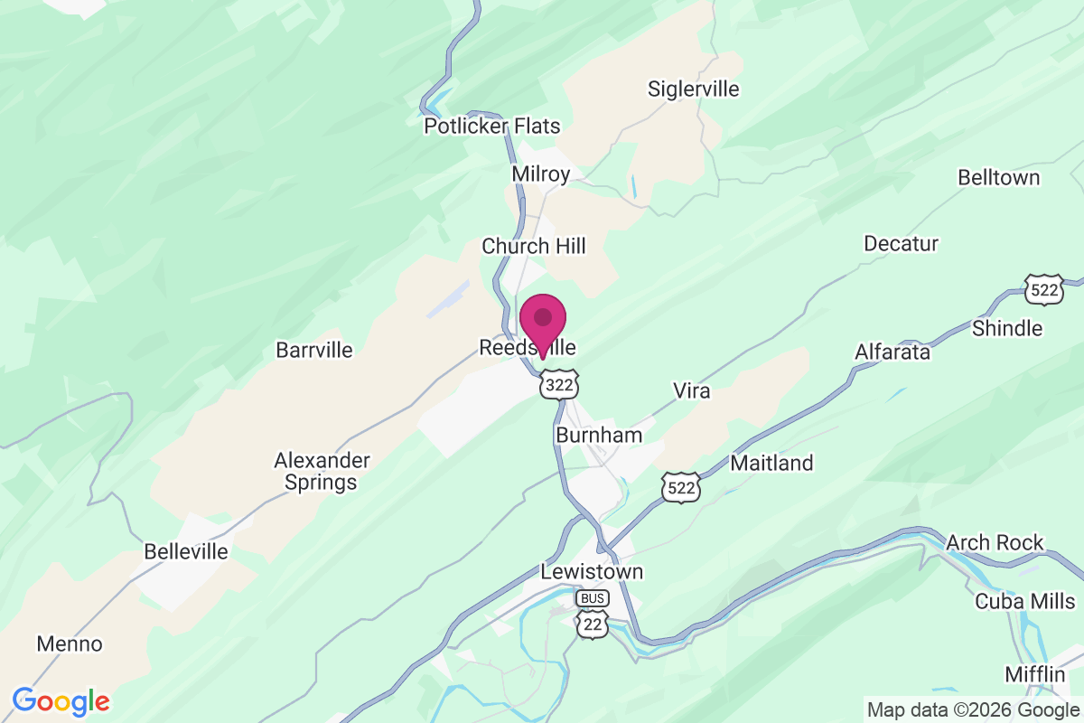 Carte de Reedsville