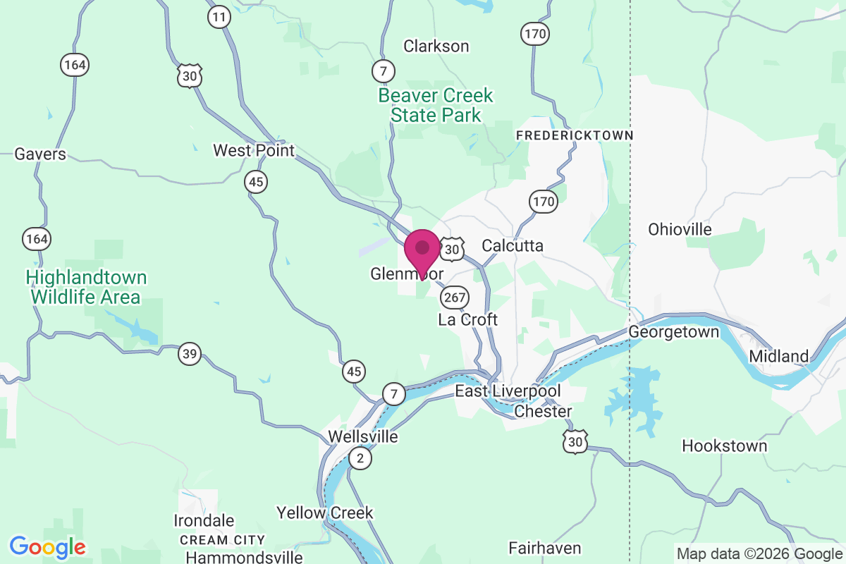 Carte de Glenmoor