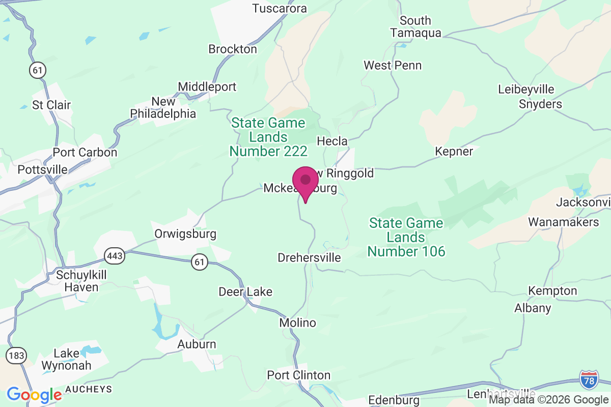 Carte de McKeansburg