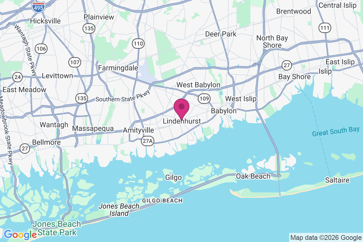 Carte de Lindenhurst
