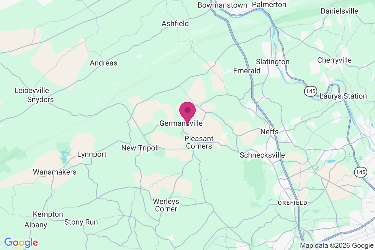 Carte de Germansville