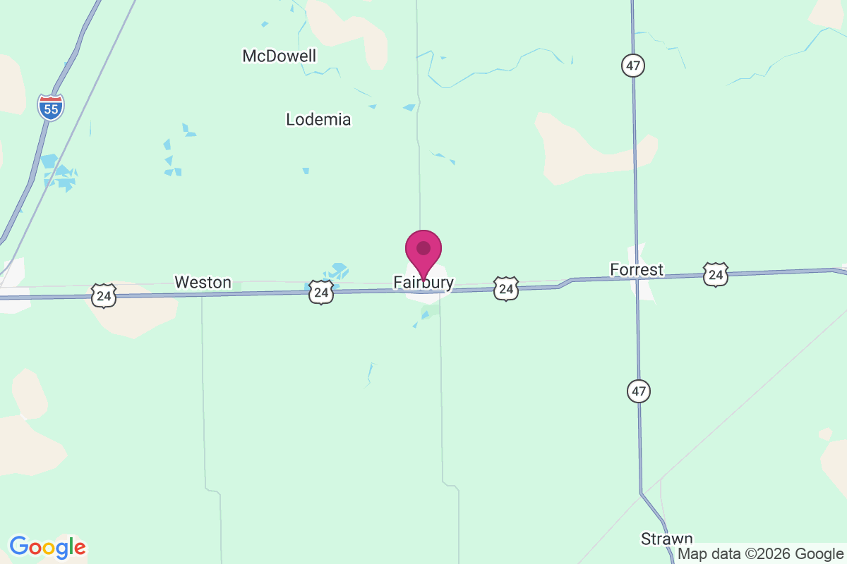 Carte de Fairbury