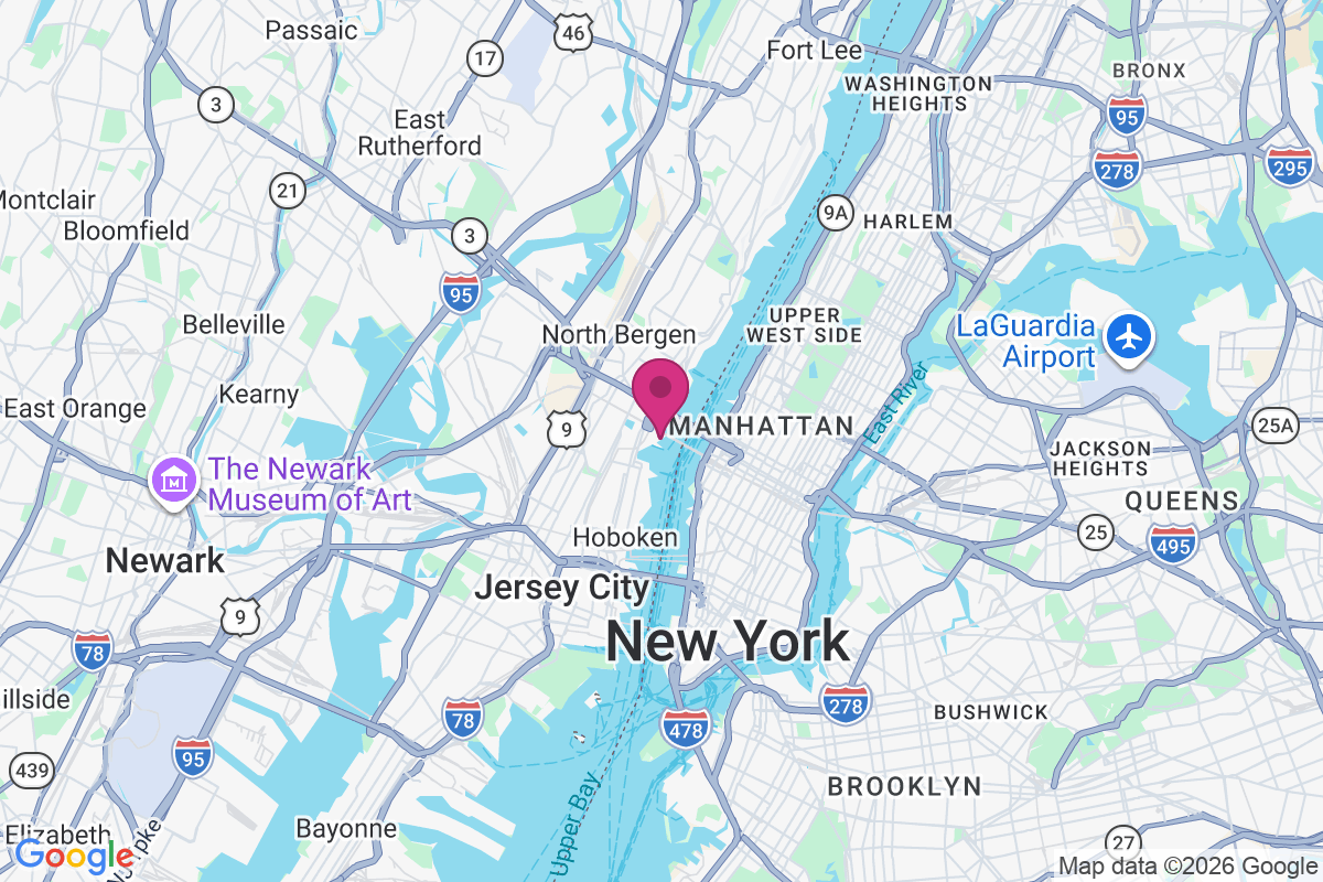 Carte de Weehawken