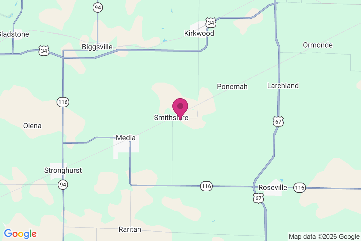 Carte de Smithshire