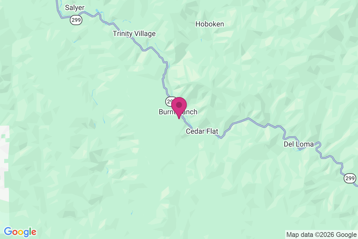 Carte de Burnt Ranch