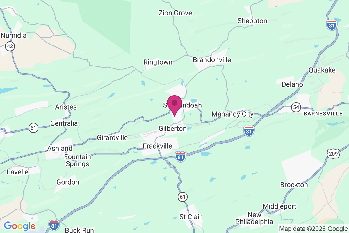 Carte de Upper Brownville