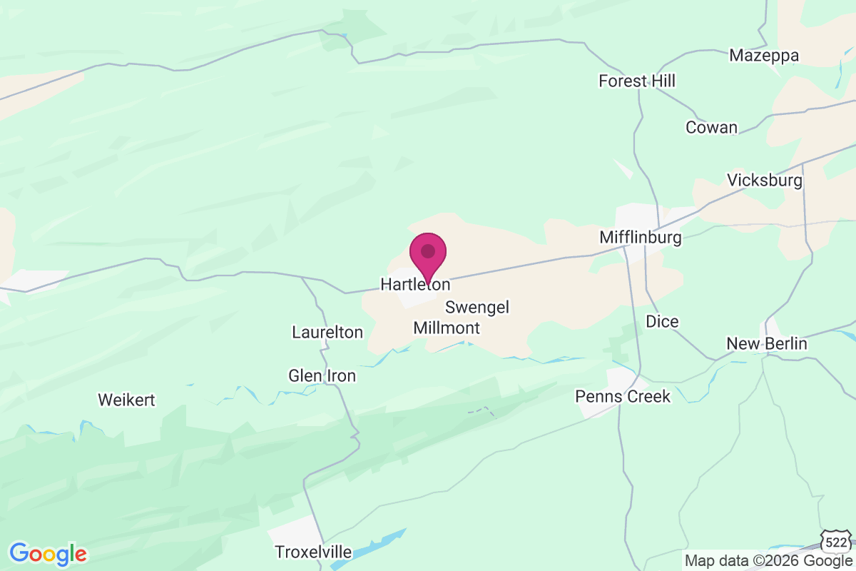 Carte de Hartleton