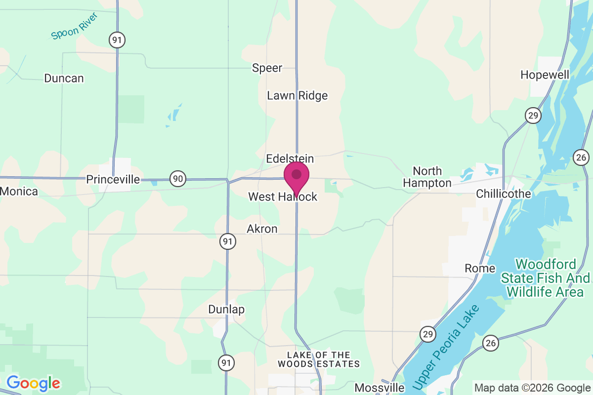 Carte de West Hallock