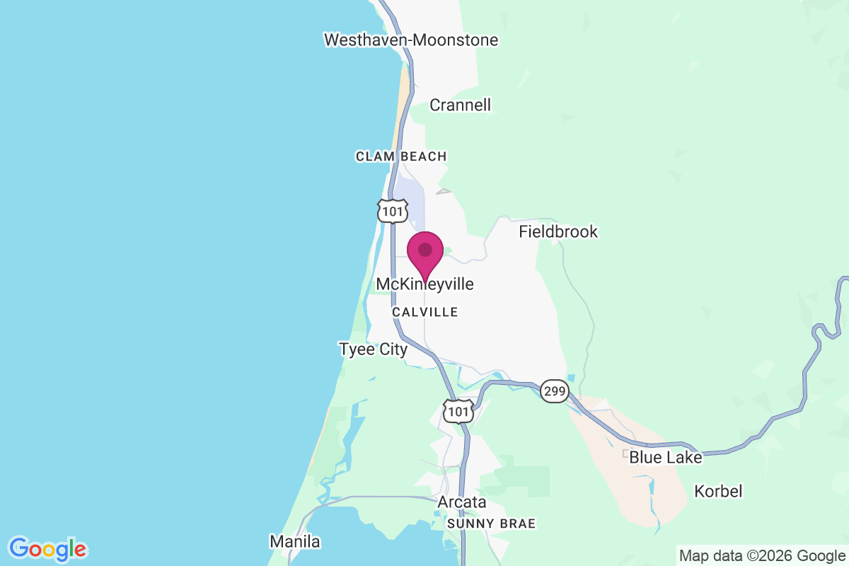 Carte de McKinleyville