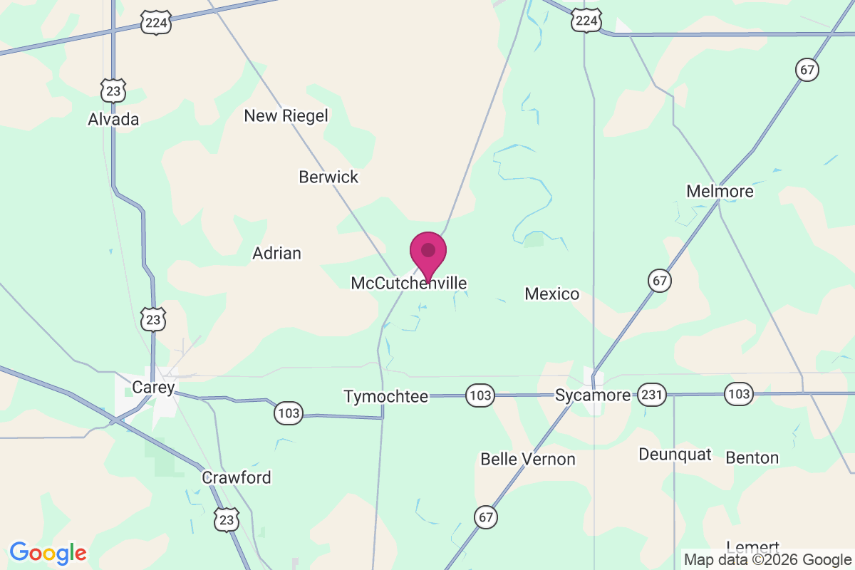 Carte de McCutchenville