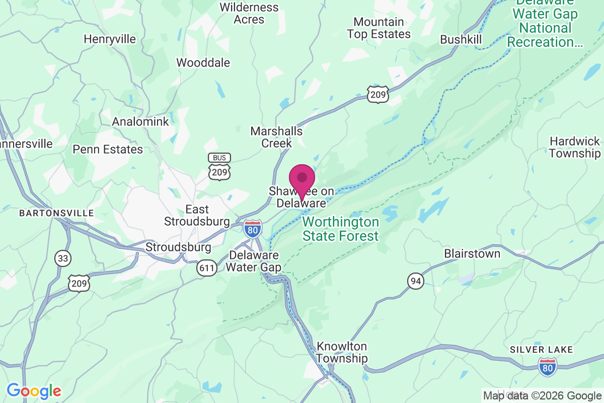 Carte de Shawnee on Delaware