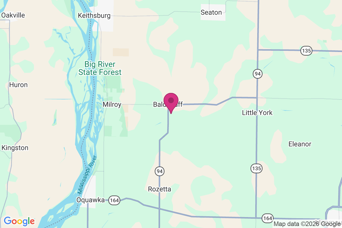 Carte de Bald Bluff