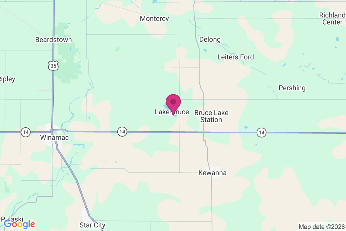 Carte de Lake Bruce