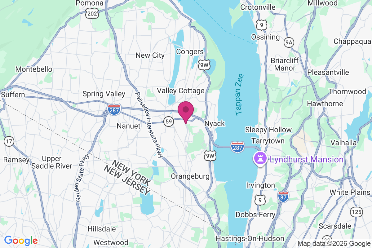 Carte de Central Nyack