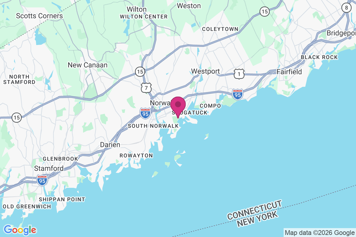 Carte de East Norwalk