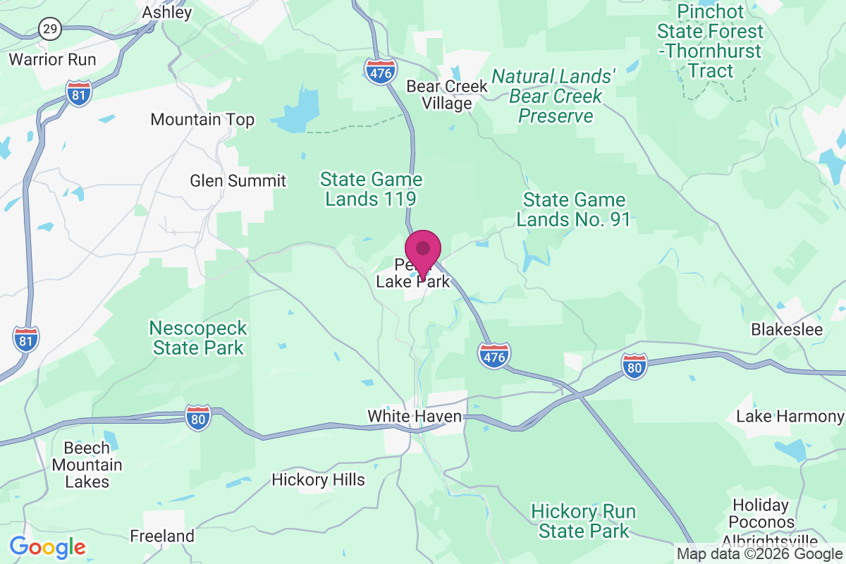 Carte de Penn Lake Park