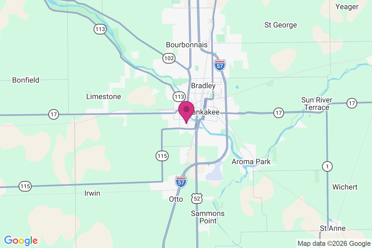 Carte de West Kankakee