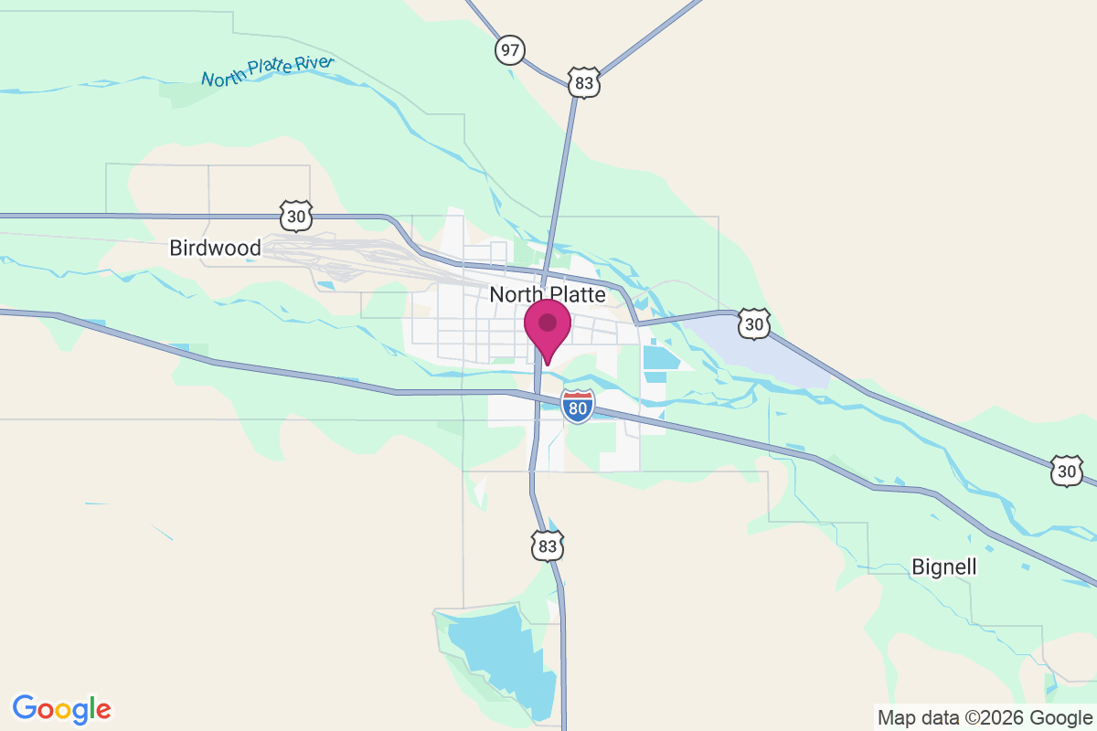 Carte de North Platte