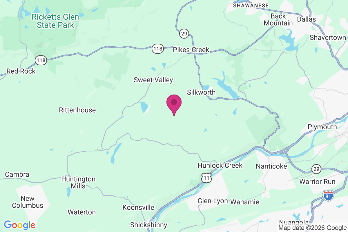 Carte de Roaring Brook
