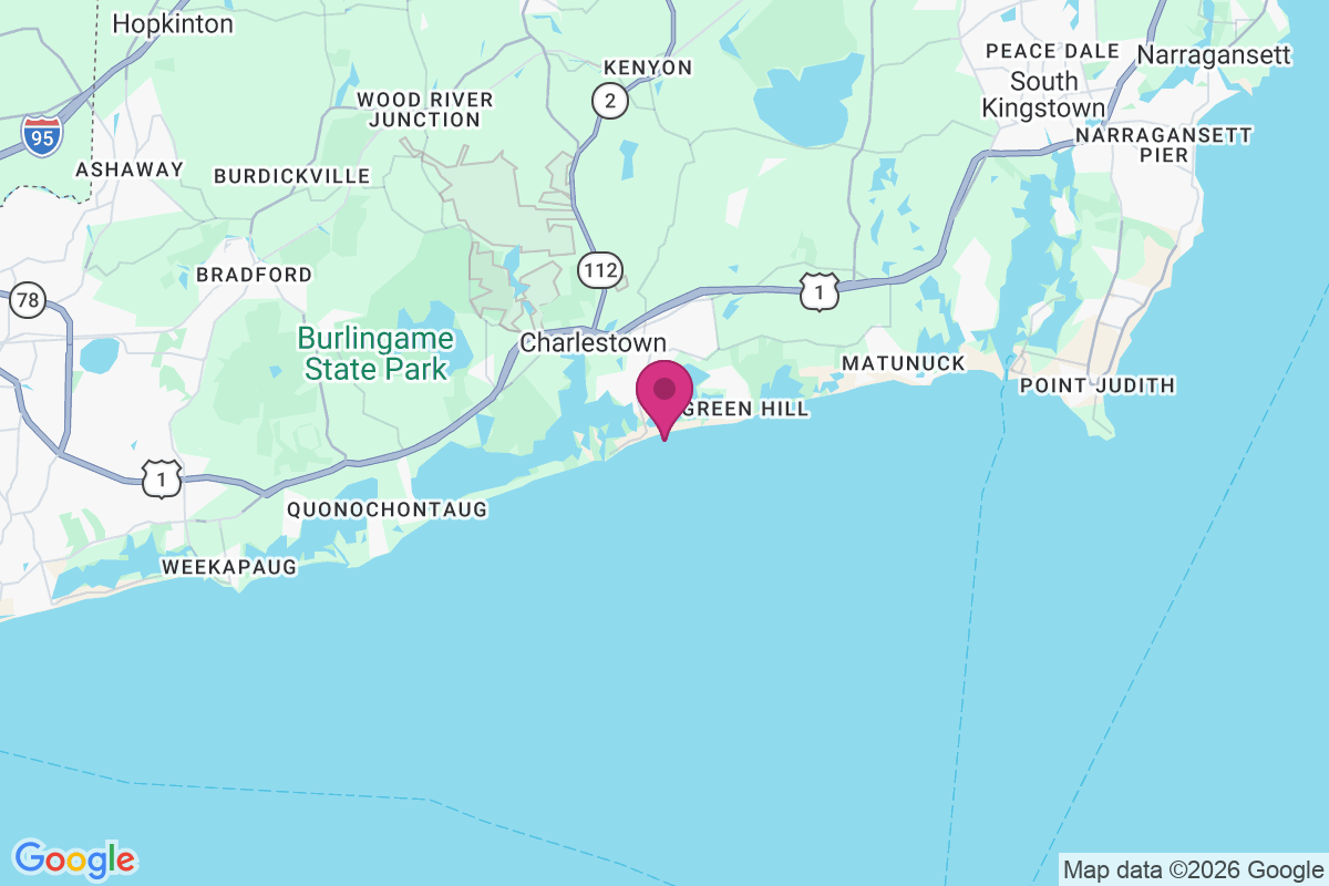 Carte de Charlestown Beach