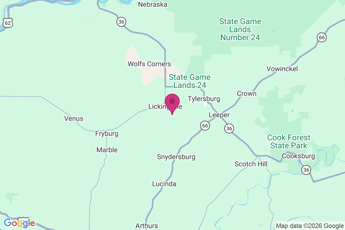 Carte de Lickingville